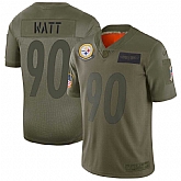 Nike Steelers 90 T.J. Watt 2019 Olive Salute To Service Limited Jersey Dyin,baseball caps,new era cap wholesale,wholesale hats